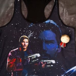 Marvel Starlord Tank with Funko Chris Pratt Guardians of the Galaxy Her Universe